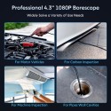 Endoscope Camera with Light and 50ft Semi-Rigid Cable