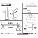 7-Pieces Bathroom Hardware Set, Bath Accessories Set 