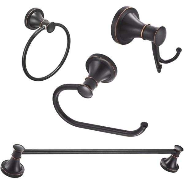 4 Piece Bathroom Accessories Set