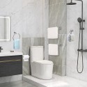 9 Pieces Bathroom Hardware Set, 304 Stainless Steel Bathroom Hardware Set, Bath Towel Bar Set, Towel Racks for Bathroom Wall Mounted.