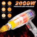 Electric Heat Gun Adjustable Temperature Lcd Screen