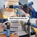 Adjustable Temperature Heat Gun 4 Nozzles 2000w