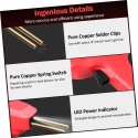 3 Sets Bumper Welding Torch Stud Welder Plastic Stapler Welders Plastic Repair Polyethylene Repair Kit Maquina De Soldar Plastic Welder Staples Bumper Repair Abs Staple Food Liquid