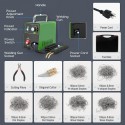 110V Plastic Repair Machine Kit - Fast Heating Plastic Hot Stapler with 600 Staples 5 Power Levels Adjustable 