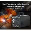 250A Mig MMA TIG Gasless Welding Machine 3 In 1 Super 220V Welding Equipment Intelligent Adjustment IGBT Inverter Welder