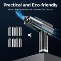 Upgraded Compressed Air Duster, 106000RPM Electric Air Duster for Keyboard Cleaner Replace Compressed Air Can, 3 Speed with LED Screen for Office, Desk, Sofa, PC Duster