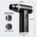 Compressed Air Duster 5.0, Upgraded Newly Mini Metal Design Enhanced Powerful 250000RPM