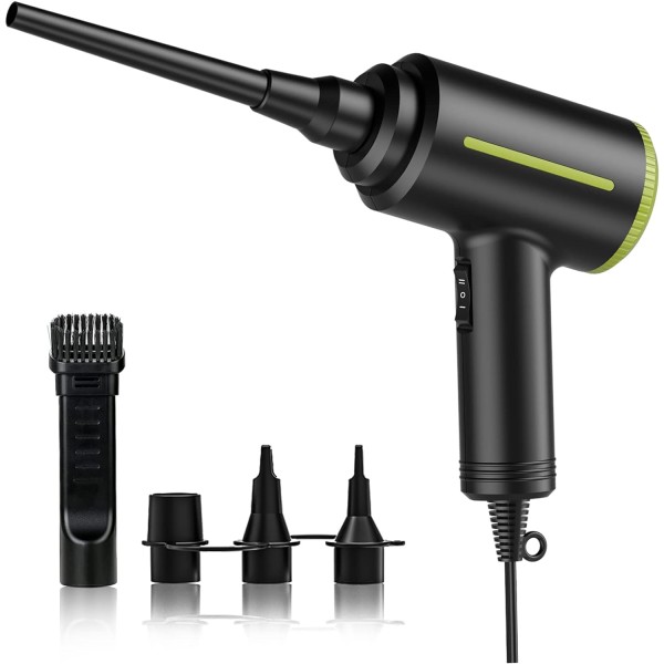 Compressed Air Duster, Electric Air Duster, Handheld Air Blower, 500W 40000RPM Powerful Air Duster